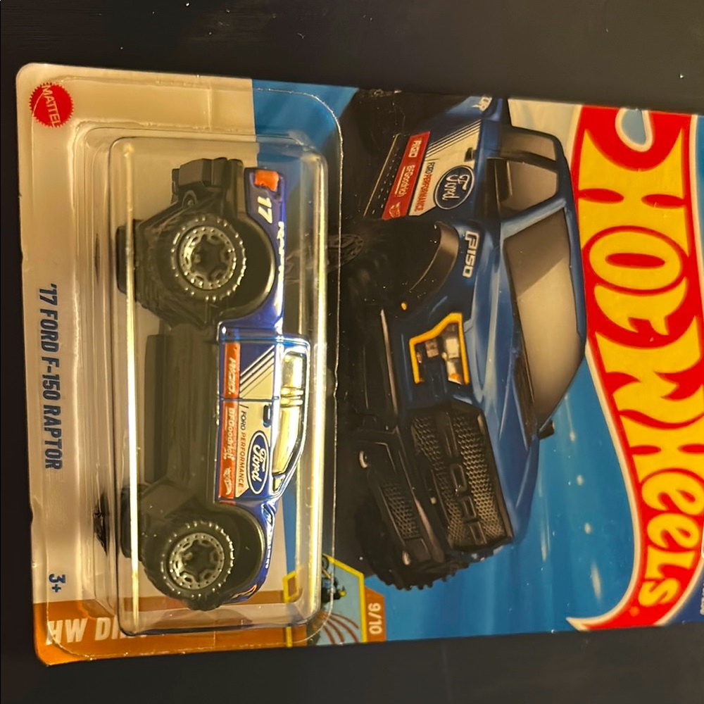 Blue Ford F-150 Raptor Toy Truck